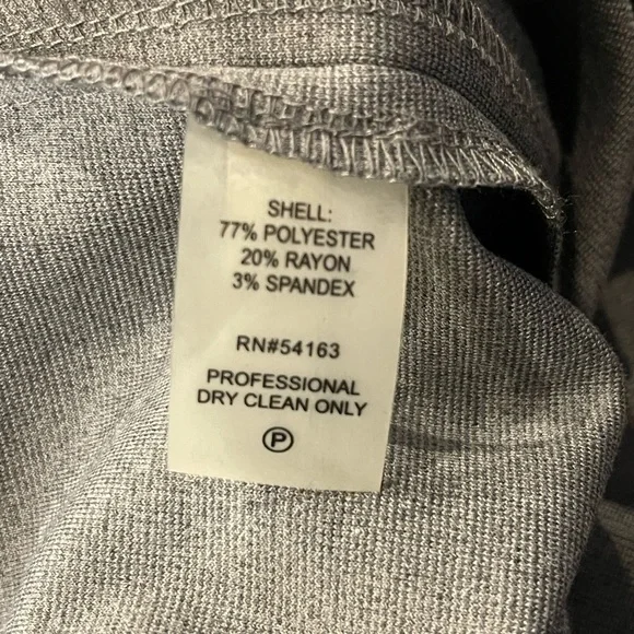 Calvin Klein Gray Textured Midi Dress - Picture 10 of 10